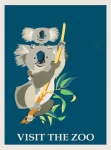 Plakat Zoo Koala Bear