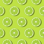Fond de tranches de citron vert
