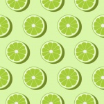Fond de tranches de citron vert