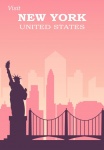 New York cestovní plakát