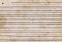 Partitura vintage música antigua