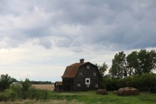 Stara stodoła na farmie