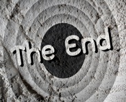 Конец фильма окончание экрана на цементе