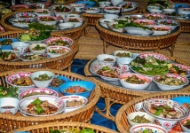 Comida tailandesa do norte da tradição
