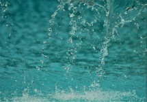 Turquoise Water Splash Background