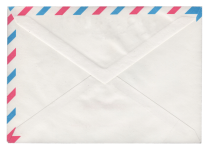 Envelope de correio aéreo vintage