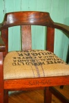 Wooden South African Railways Chair