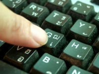 Worker Typing On The Keyboard