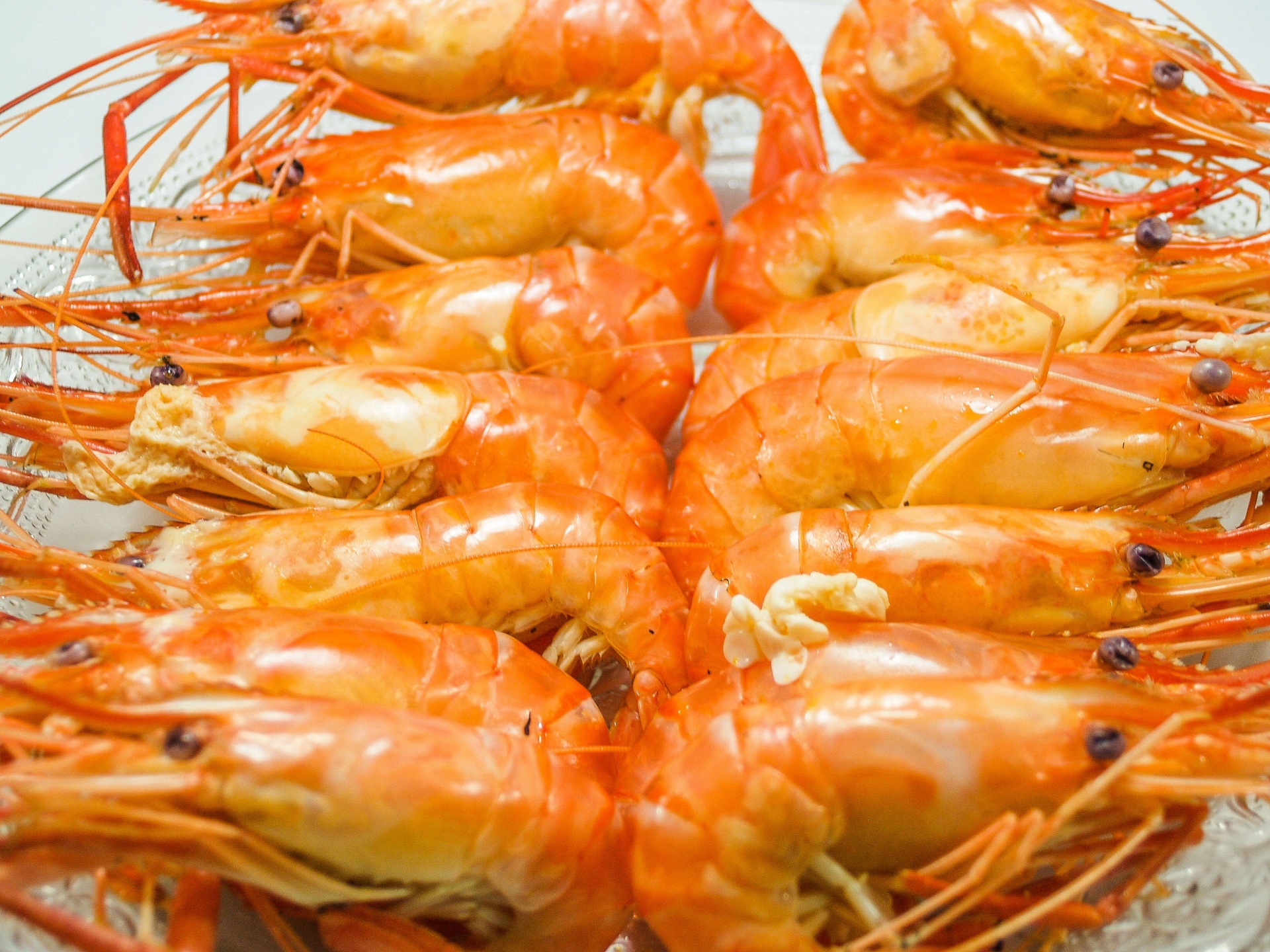 Fresh Cooked Shrimp Background Seafood Free Stock Photo - Public Domain ...