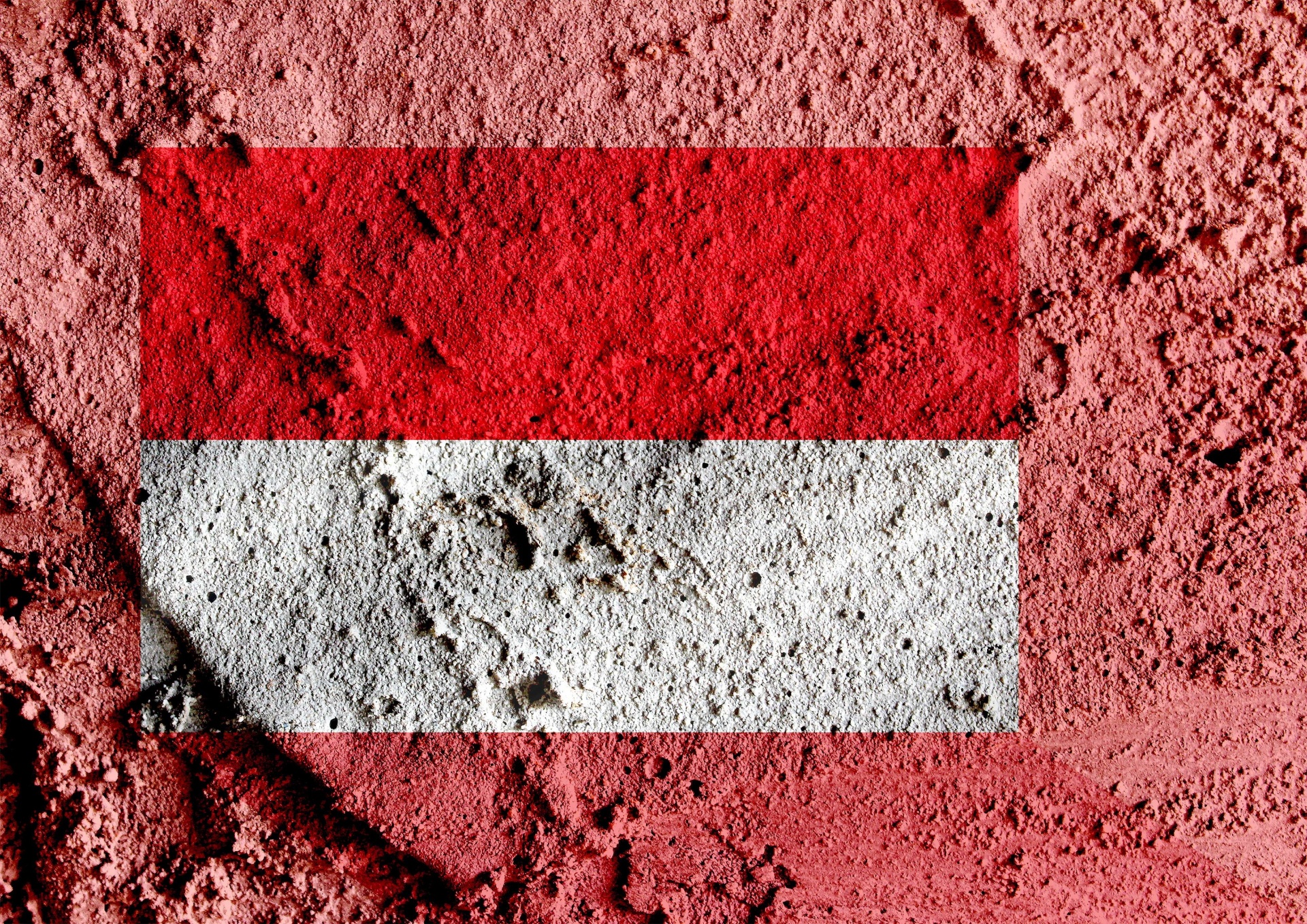 Illustration Of The Flag Of Indonesia