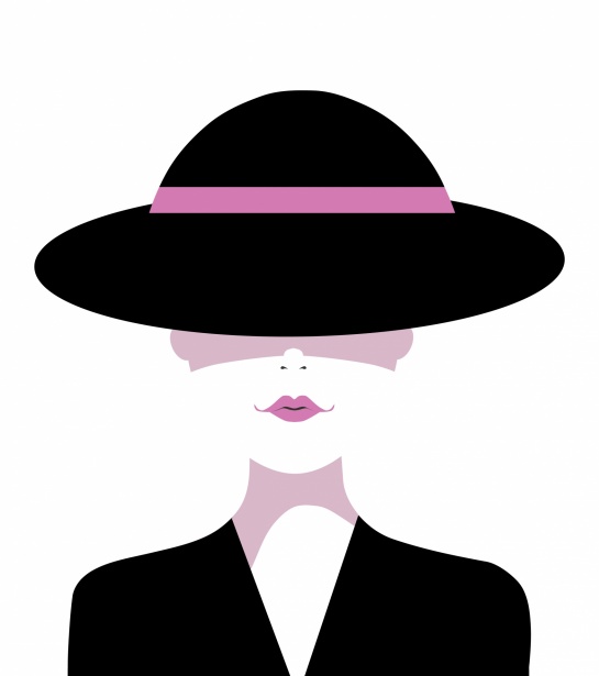 Elegante mujer con sombrero Stock de gratis - Public Domain Pictures