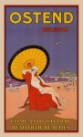 Belgia, Postend Travel Poster