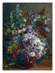 Virág váza art vintage virágok