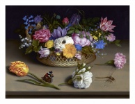 Květinová váza umění vintage květiny