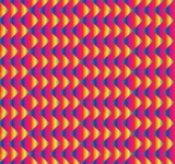Bright red and blue zigzag pattern
