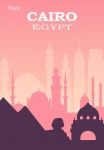 Poster di viaggio del Cairo