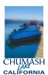Chumash Lake California Poster