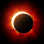 Corona eclipse solar lua sol