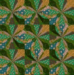 Christmas motif quilt design