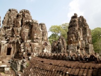 Khmer architecture Bayon temple , Angkor
