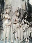 Khmer arkitektur Bayon tempel, Angkor