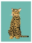 Impressão do poster do leopardo