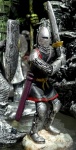Soldado medieval de cavaleiro de brinque