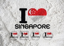 National flag of Singapore themes
