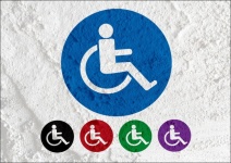 Toalete pentru pictograma Handicap pentr