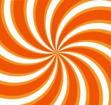 Wirbel orange weißer Hintergrund