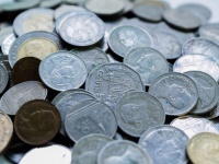 Thai coins bath money