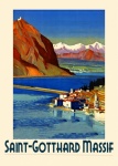 Vintage cestovní plakát Evropa