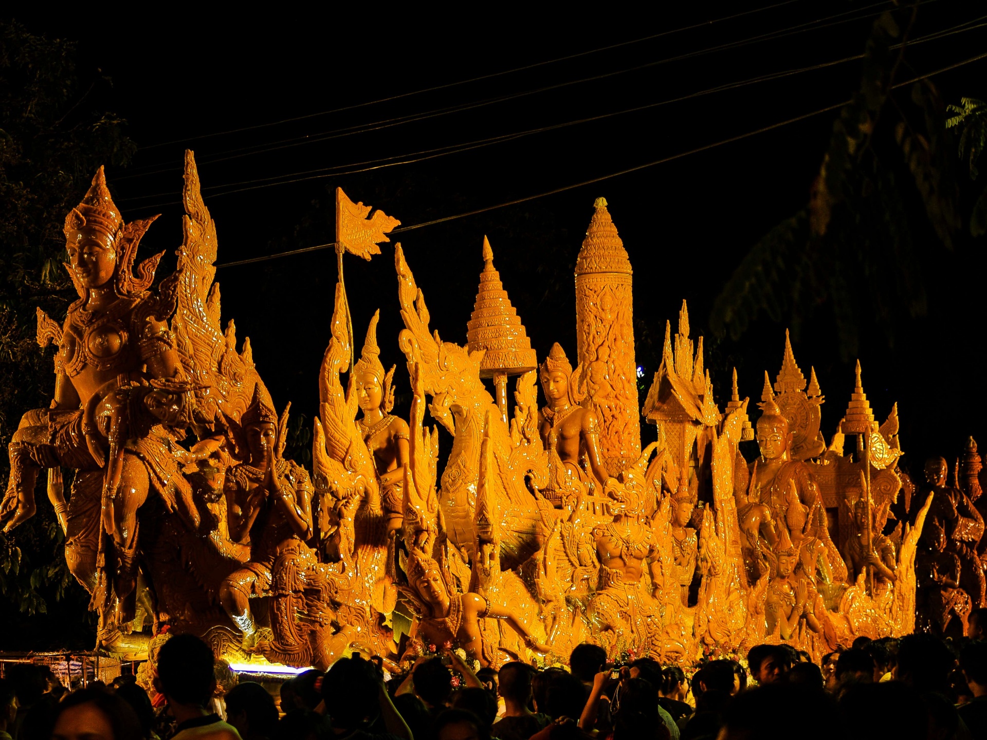 Candle Festival In Ubonratchathani