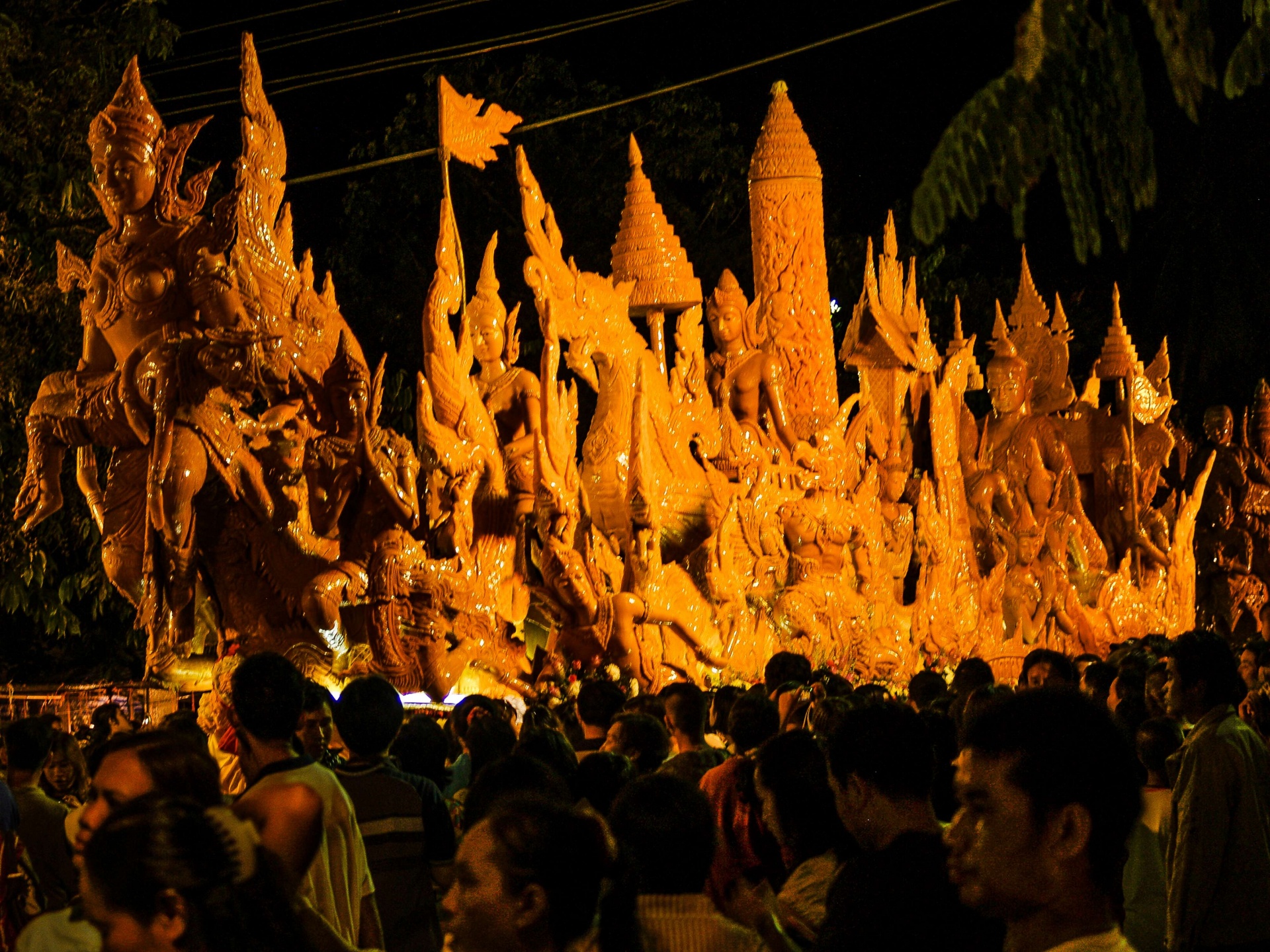 Kaarsfestival in Ubonratchathani