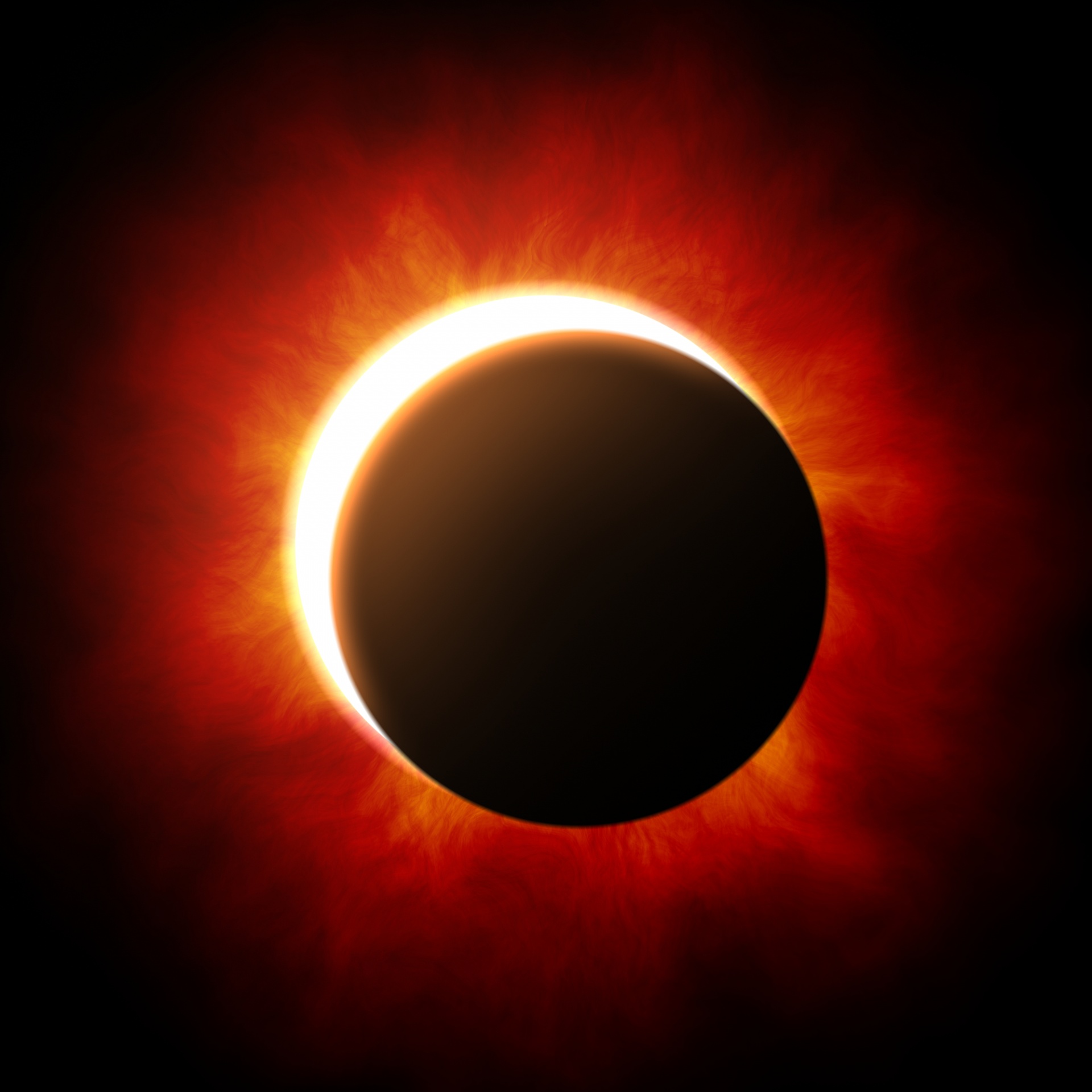 Corona Solar Eclipse Moon Sun
