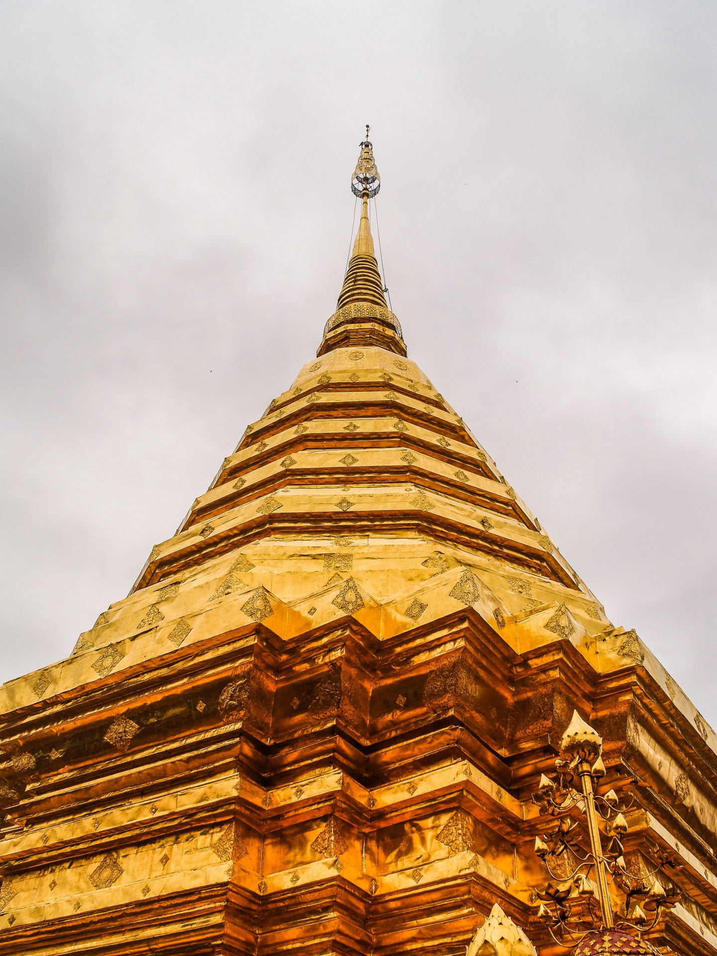 Gouden pagode in Wat Phra That
