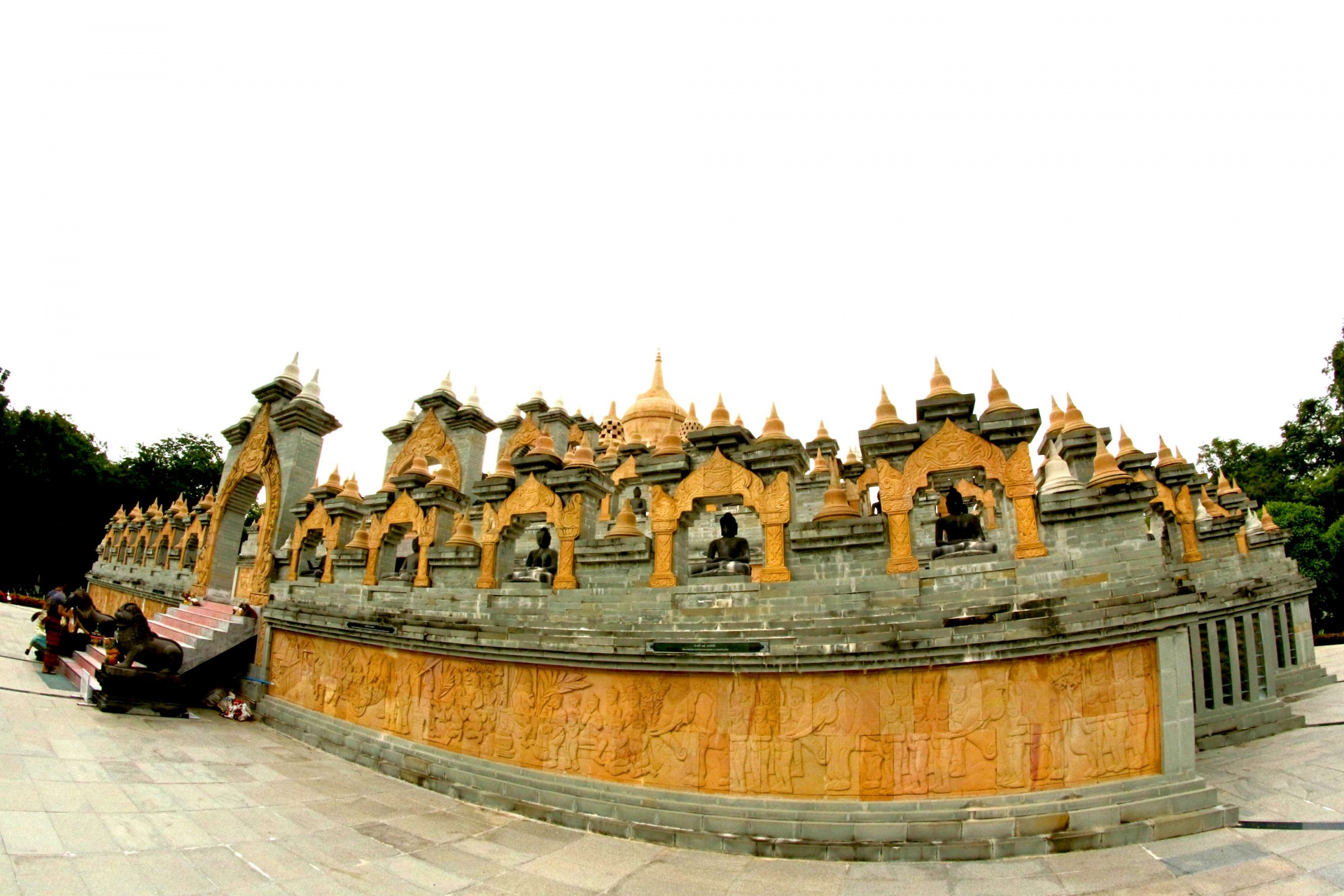 Imágenes HDR de pagoda en wat pa kung
