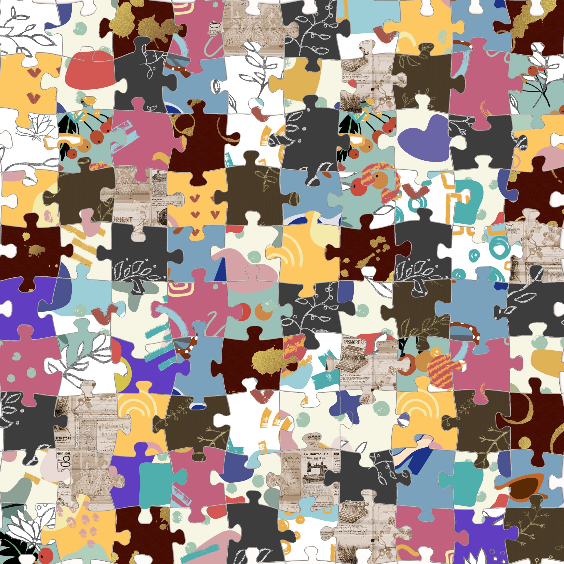 Abstract Jigsaw Puzzle Background