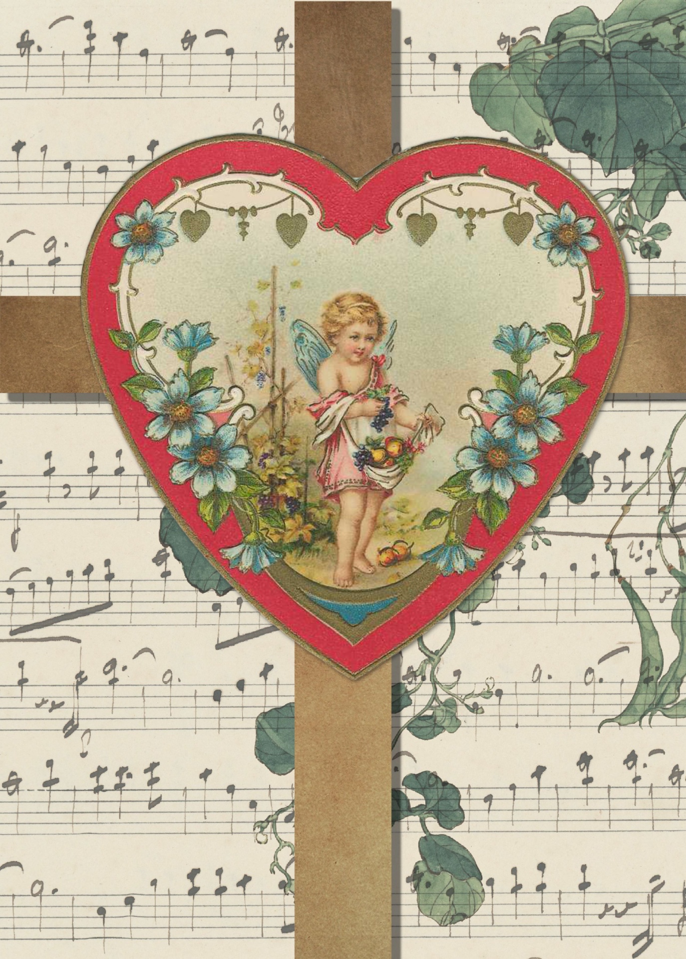Vintage Valentine Heart