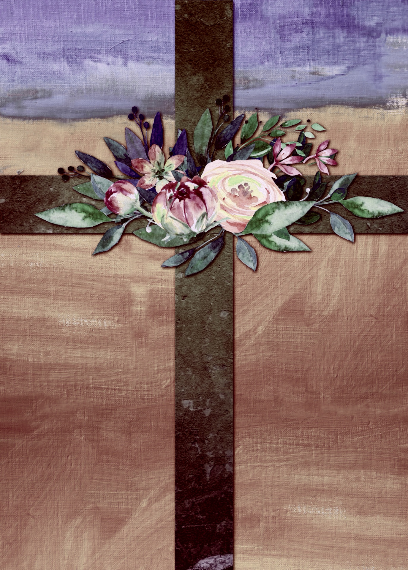 Watercolor Cross