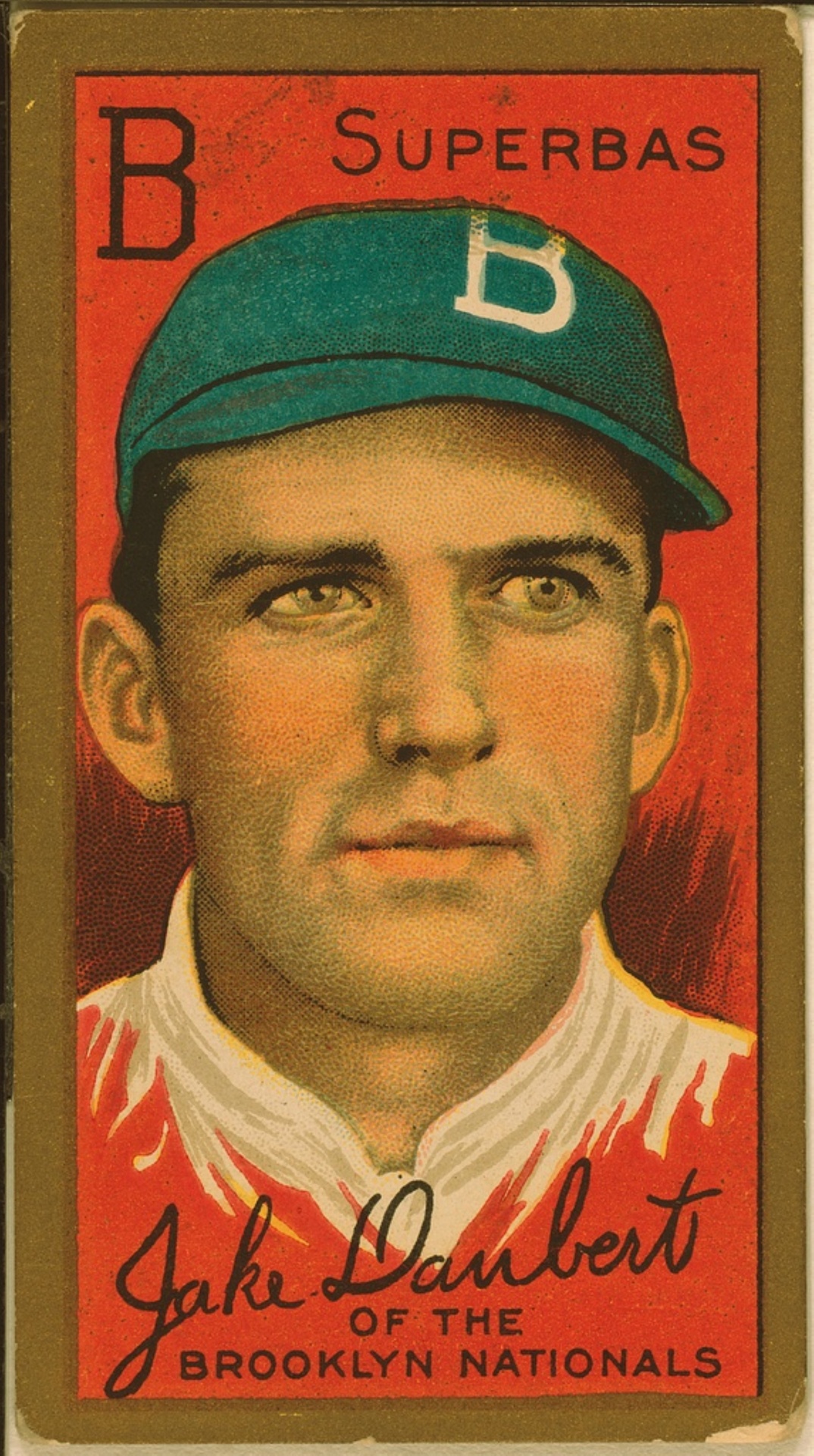 Jake Daubert Baseball Card