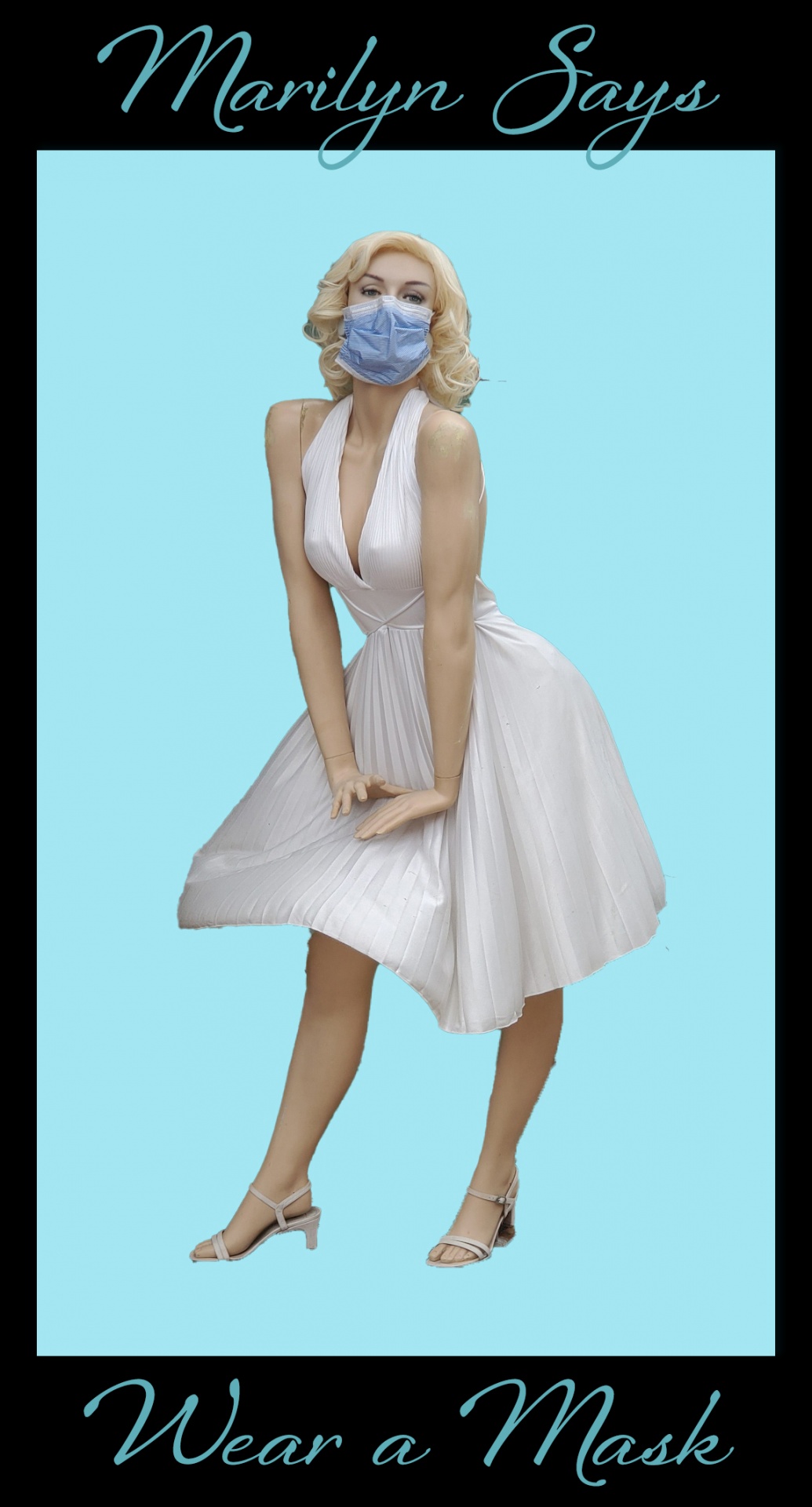 Poster di maschera di Marilyn Monroe