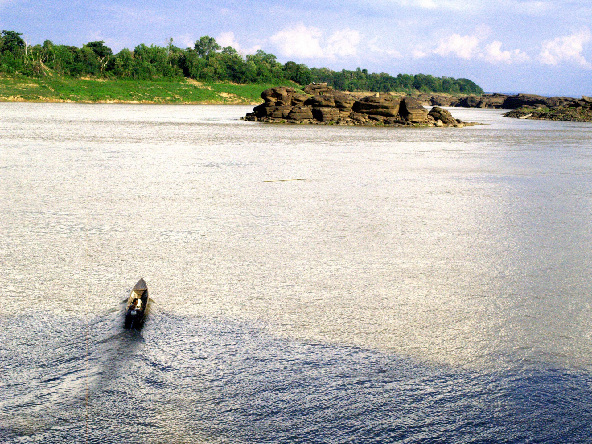 Mekong in Khong Chiam, Ubon ratchathani