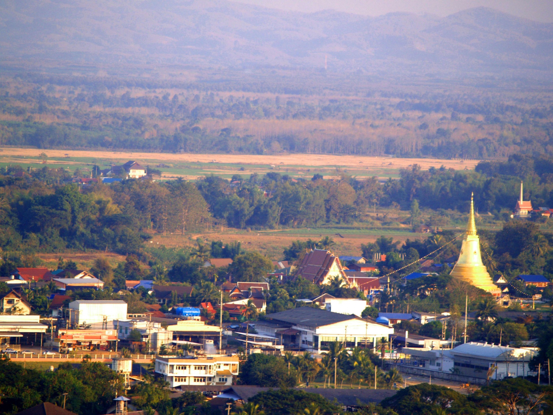 Ciudad de Nan en Tailandia