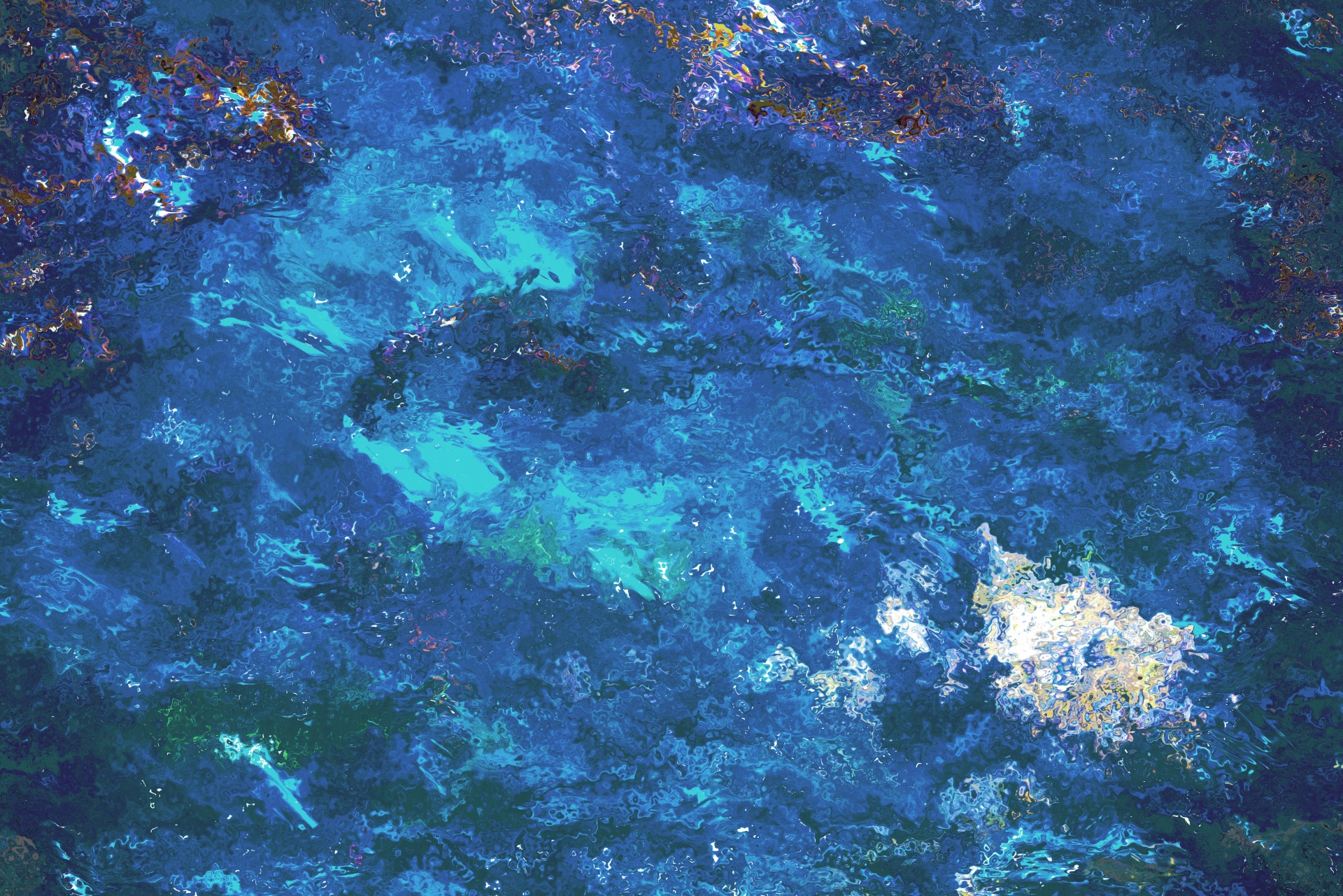 Fondo abstracto del agua del océano