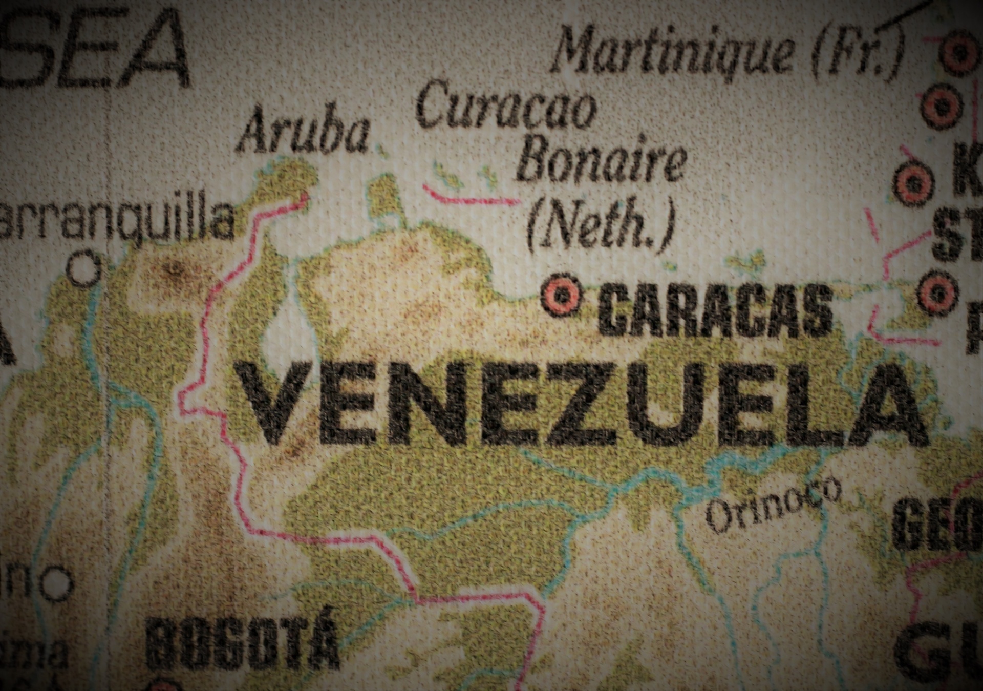 Mapa antiguo de venezuela