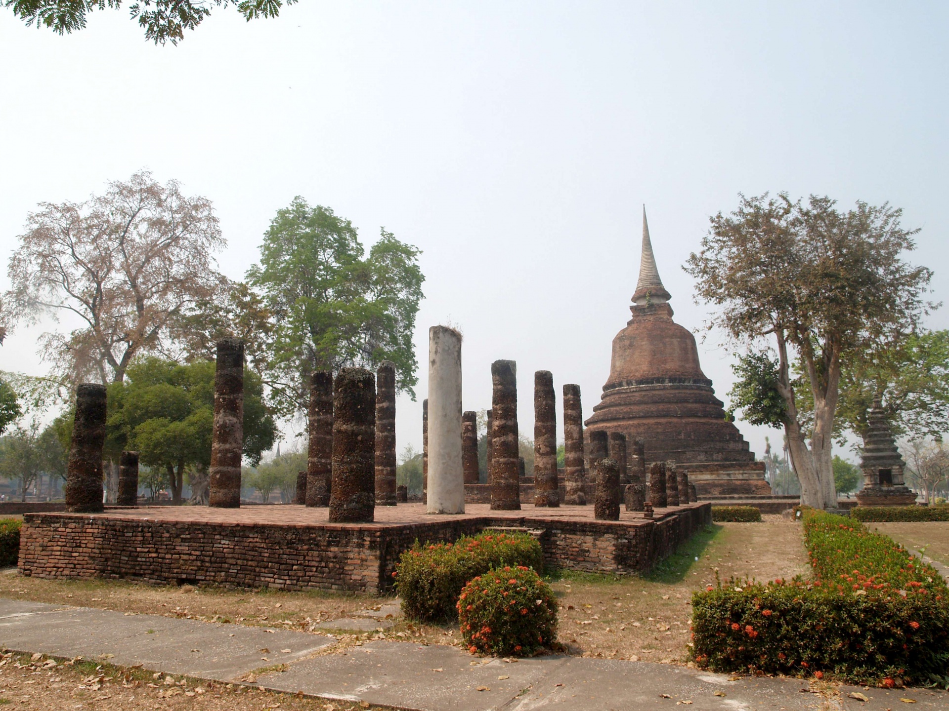 Temple Buddha Statue In Sukhothai