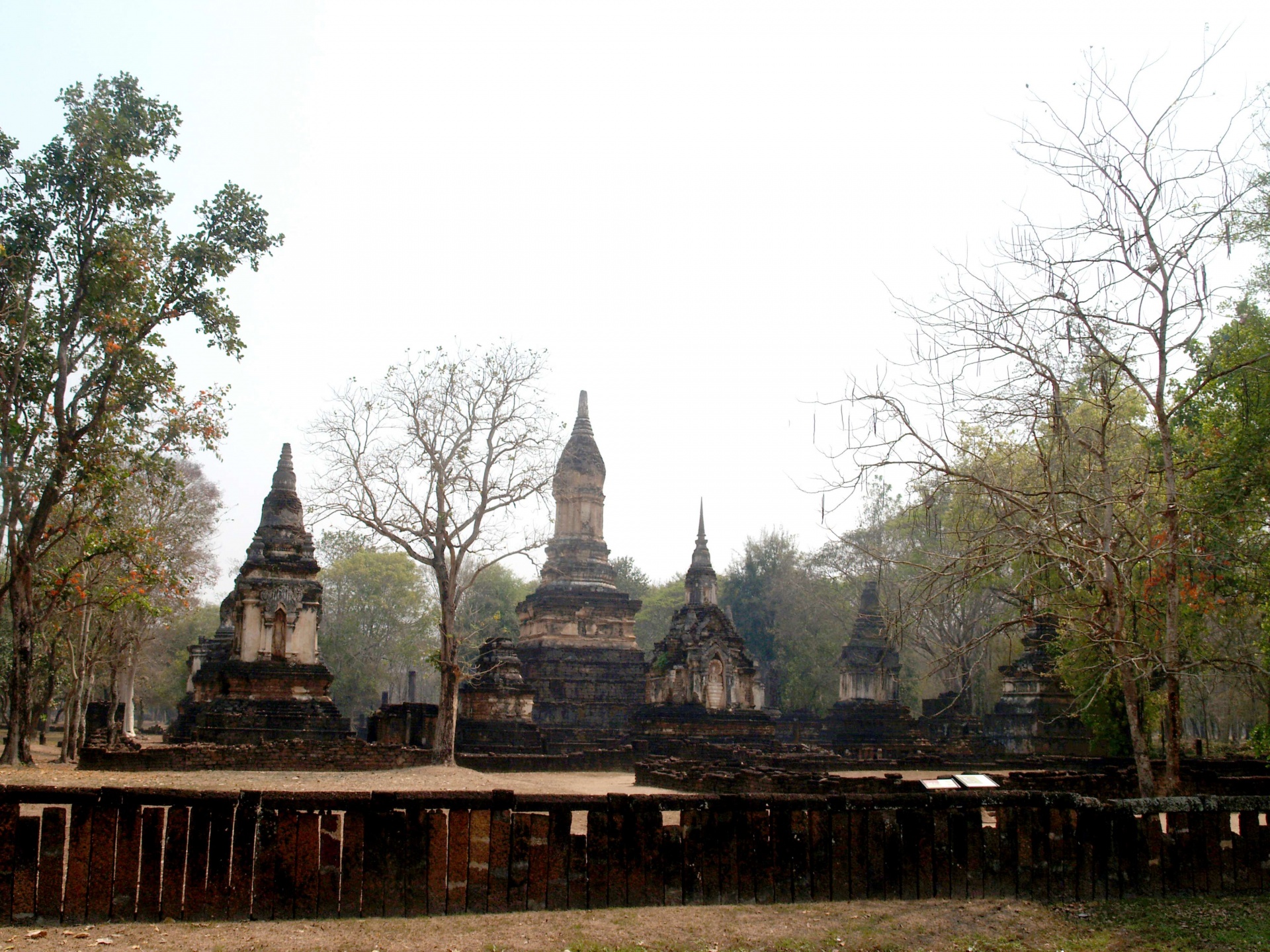 Tempel Boeddhabeeld in Sukhothai