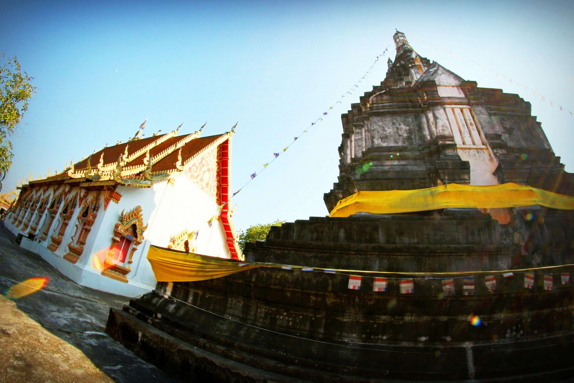 Templo tailandés Wat Phra que suan tan,