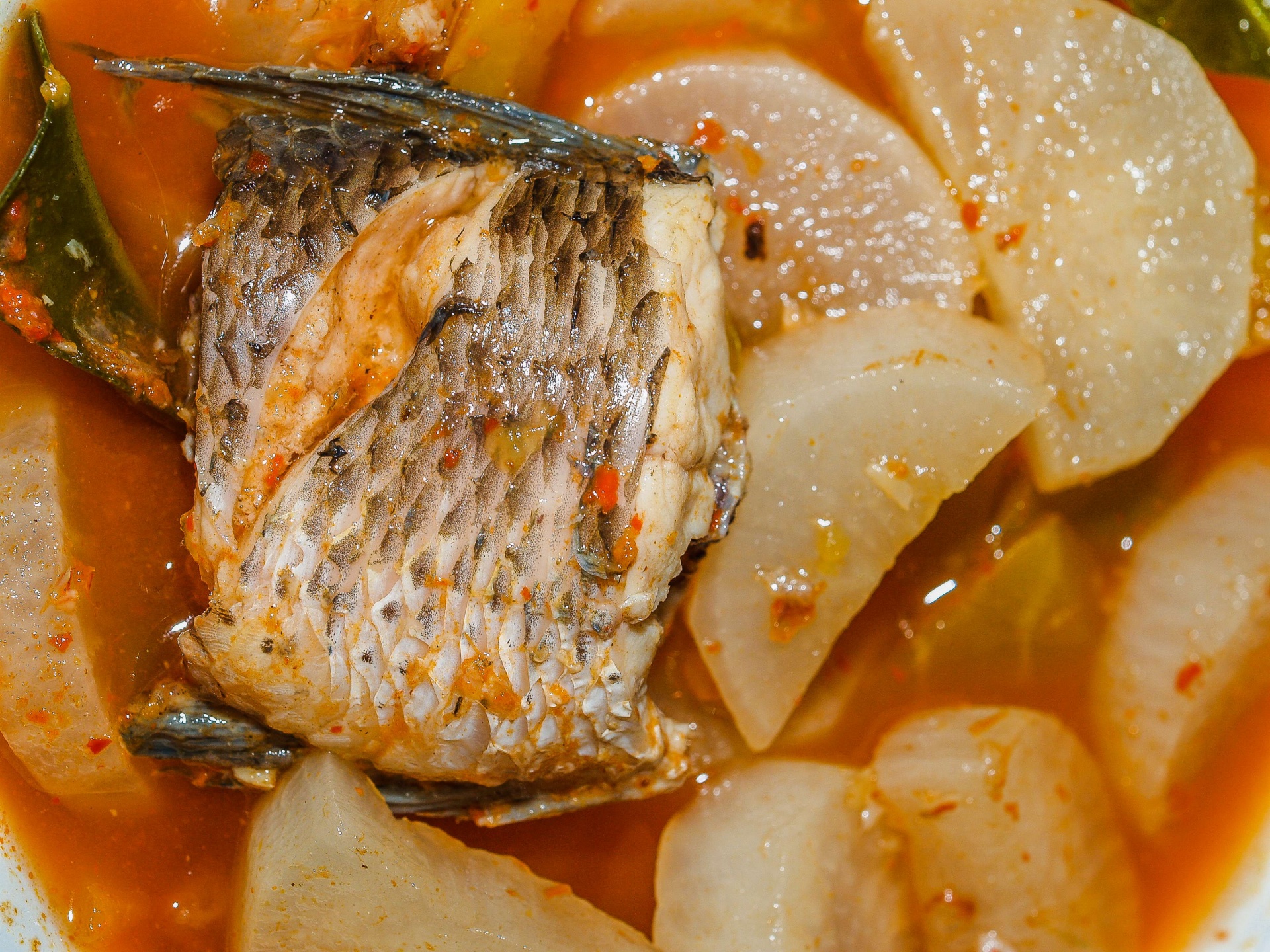 Tom Yum Fish, comida tailandesa